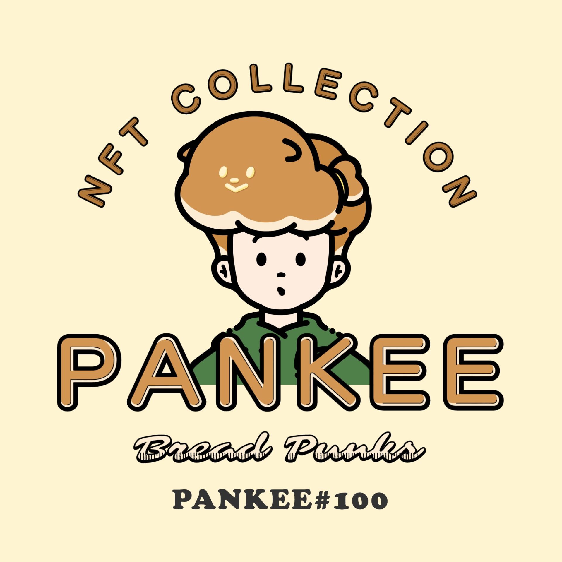 PANKEE #100 3D sticker